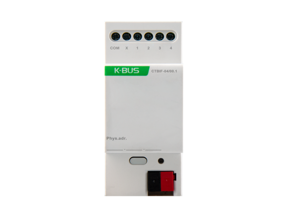KNX Binary Input for floating contact, 4 Fold